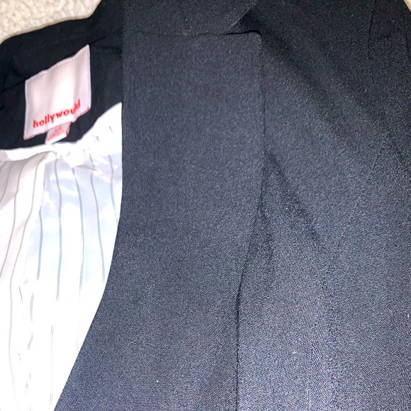 Hollywould Blazer Jacket: Black Solid Size XS - Picture 2 of 9